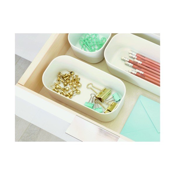 Eco fehér tárolódoboz, 9 x 18,3 cm - iDesign-image-3