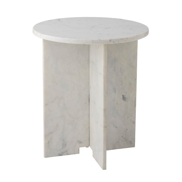 Márvány kerek tárolóasztal ø 46 cm Jasmia – Bloomingville