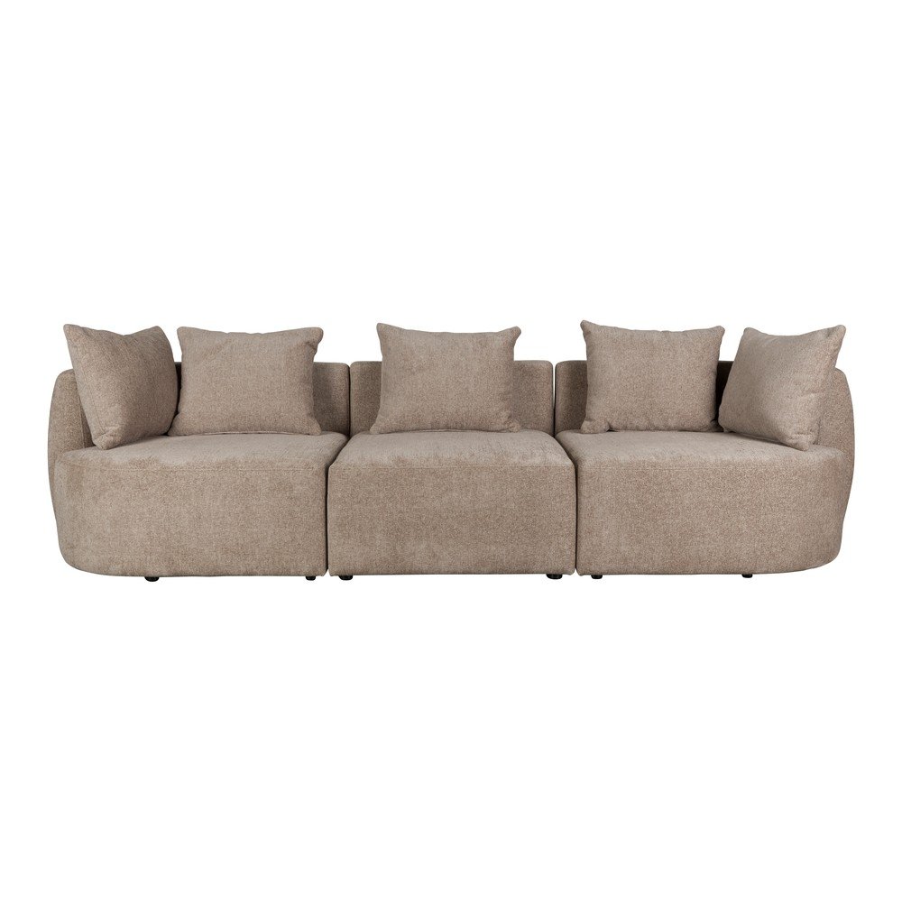 Világosbarna kanapé 210 cm Rocca Dutchbone
