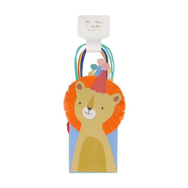 Ajándéktáska szett 8 db-os 11x6 cm Animal Parade – Meri Meri-image-2