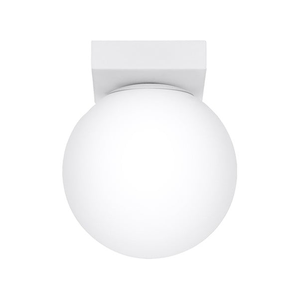 Fehér mennyezeti lámpa üveg búrával ø 12 cm Umerta – Nice Lamps