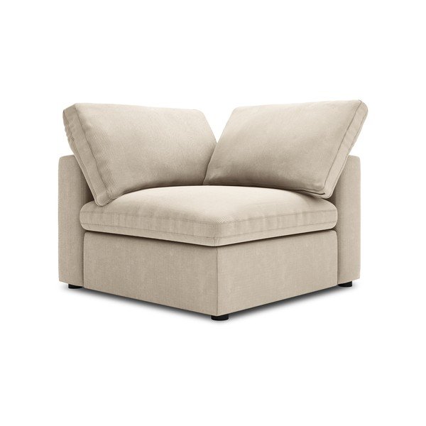 Galaxy bézs kétoldalas sarokrész moduláris kordbársony kanapéhoz - Windsor & Co Sofas