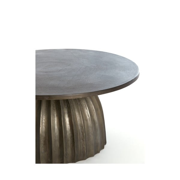 Fém kerek tárolóasztal ø 70 cm Veglia – Light & Living-image-2