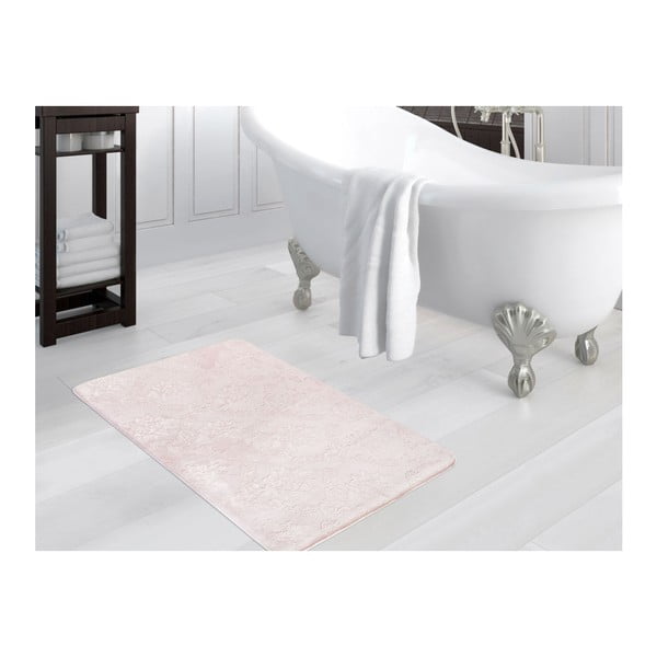 Nigela púderrózsaszín fürdőszobai szőnyeg, 70 x 110 cm - Madame Coco