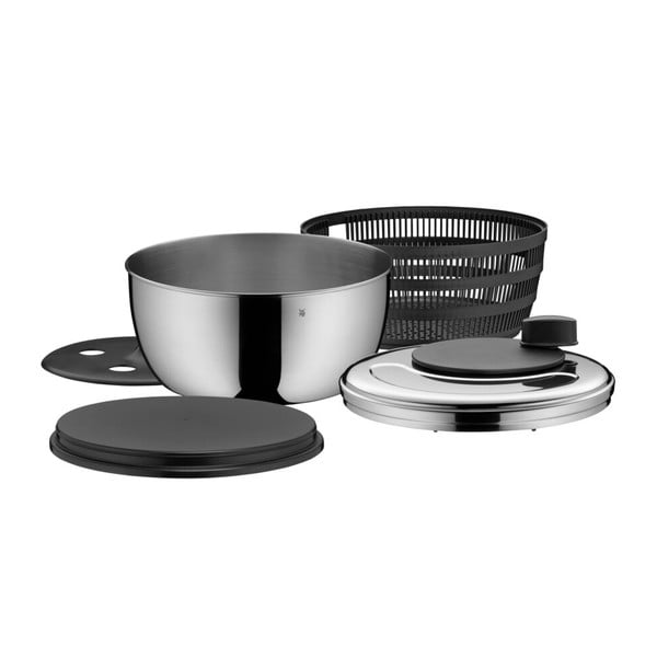 Salátacentrifuga Cromargan® rozsdamentes acélból, magasság 16 cm - WMF