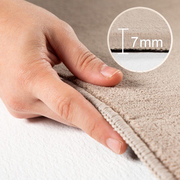Bézs mosható kerek szőnyeg ø 120 cm Sky – Ayyildiz Carpets-image-4