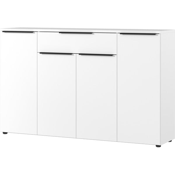 Fehér alacsony komód 161x101 cm Mailand – Germania-image-2