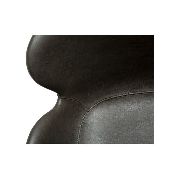 Szürke kárpitozott karfás étkezőfotel Gaia – DAN-FORM Denmark-image-2