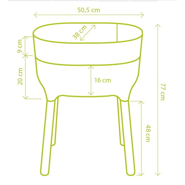 Műanyag önöntözős termesztő virágláda Urbalive – Plastia-image-4