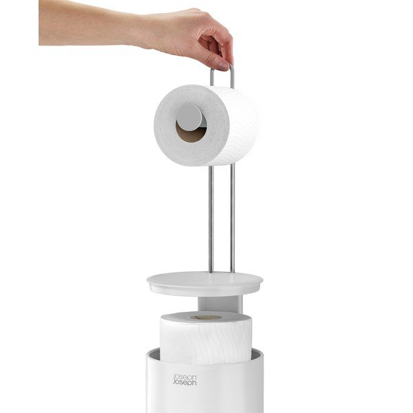 Fehér műanyag WC-papír tartó állvány EasyStore – Joseph Joseph-image-4