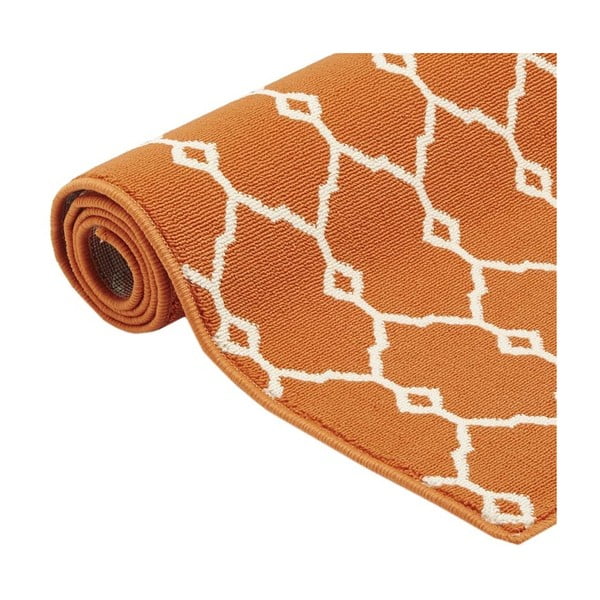 Trellis narancssárga kültéri szőnyeg, 160 x 230 cm - Floorita-image-2