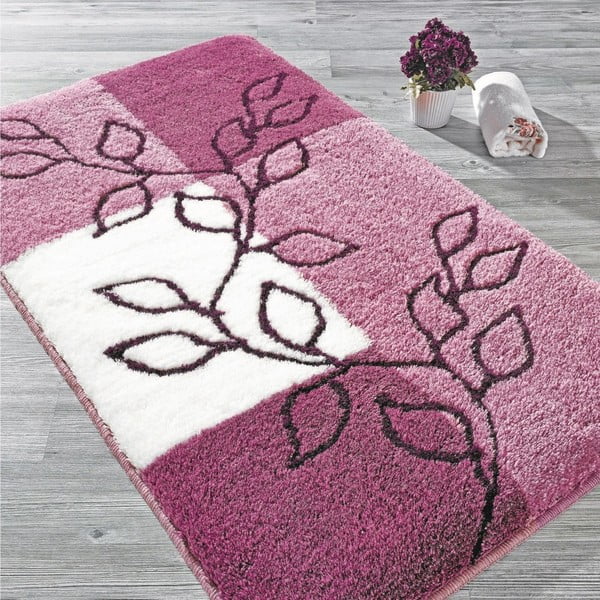 Bathmats Lagina rózsaszín fürdőszobai szőnyeg, 70 x 120 cm - Confetti