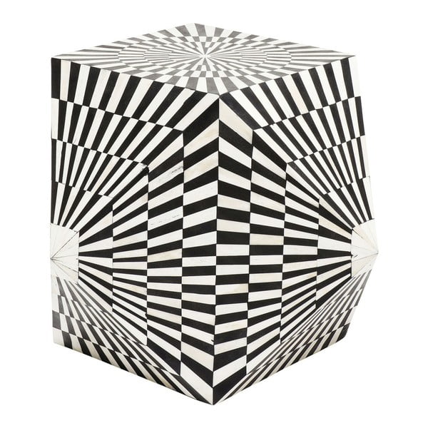 Piano fekete-fehér tárolóasztal - Kare Design