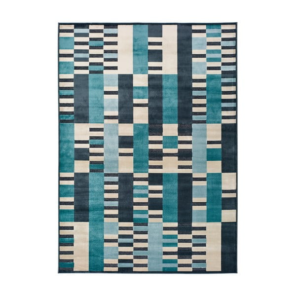 Farashe Stripes kék szőnyeg, 140 x 200 cm - Universal