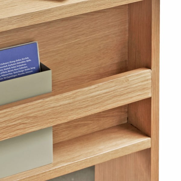 Íróasztal tölgyfa dekoros asztallappal 70x140 cm Forma – Hübsch-image-3