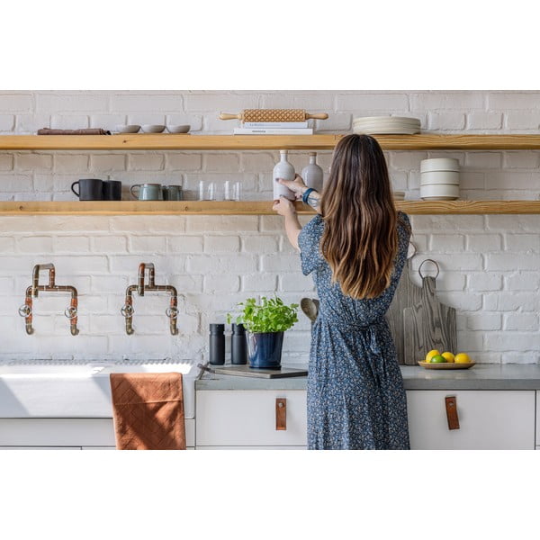 Neri fekete agyagkerámia bögre, 350 ml - Bloomingville-image-1