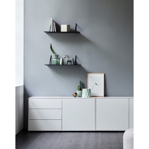 Edge fekete fali polc, 65 x 27 cm - Hammel-image-3