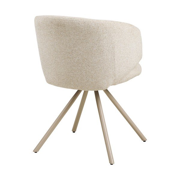 Bézs kárpitozott étkezőszék Fulham – House Nordic-image-4