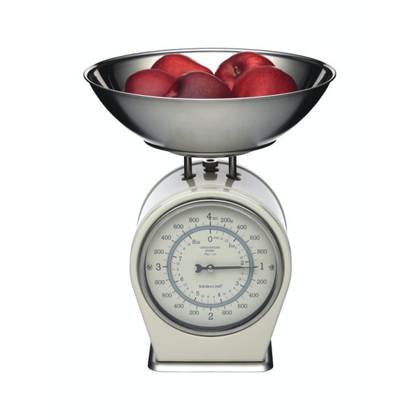 Living Nostalgia krémszínű konyhai mérleg, max. 4 kg - Kitchen Craft-image-3