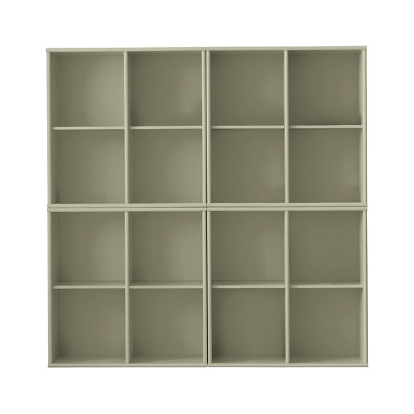 Khaki függő könyvespolc 140x140x27 cm Mistral – Hammel Furniture