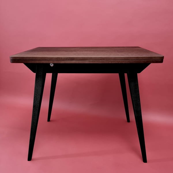 Bővíthető étkezőasztal kőrisfa dekoros asztallappal 65x90 cm Envelope – Ragaba-image-1