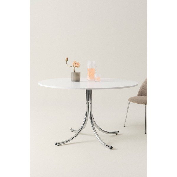 Fém kerek étkezőasztal ø 130 cm Chipley – Jotex-image-1