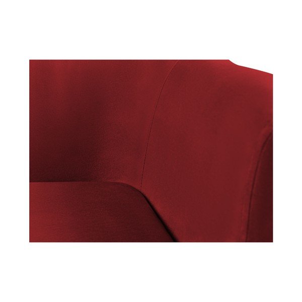Glam piros bársonykanapé,175 cm - Kooko Home-image-4