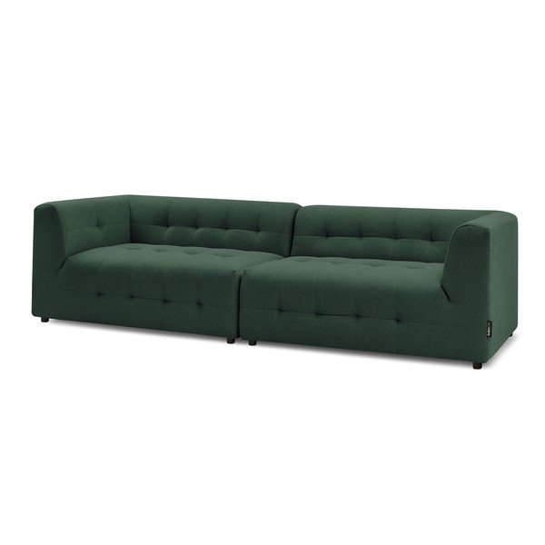 Sötétzöld kanapé 324 cm Kleber - Bobochic Paris-image-4