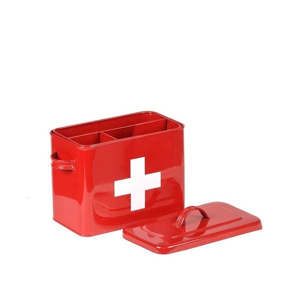 Firt Aid piros fémdoboz - LABEL51-image-1