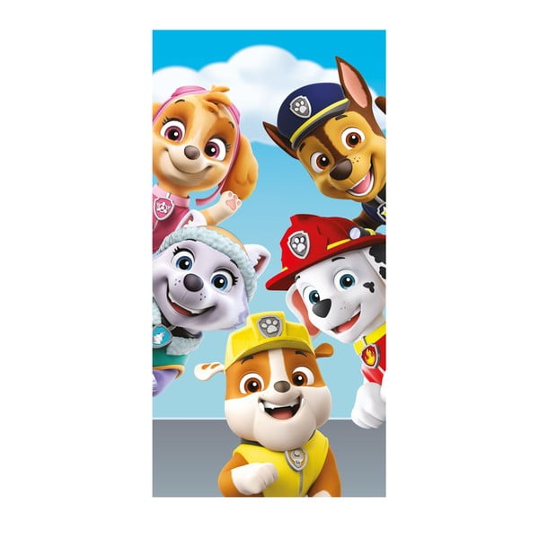 Pamut gyerek fürdőlepedő 70x140 cm Paw Patrol – Jerry Fabrics