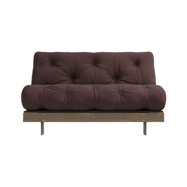 Sötétbarna kinyitható kanapé 140 cm Roots – Karup Design
