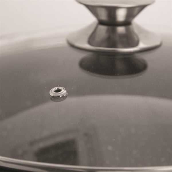 Alumínium serpenyő fedővel ø 28 cm Grande – Orion-image-2