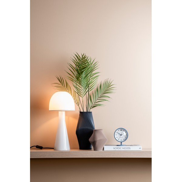 Sötétkék poligyanta váza (magasság 30 cm) Twisted Rib – PT LIVING-image-1