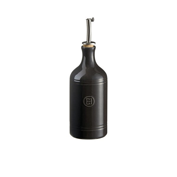 Szénfekete olajtartó üveg, űrtartalma 400 ml - Emile Henry