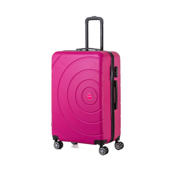 Circle rózsaszín bőrönd, 107 l - Berenice