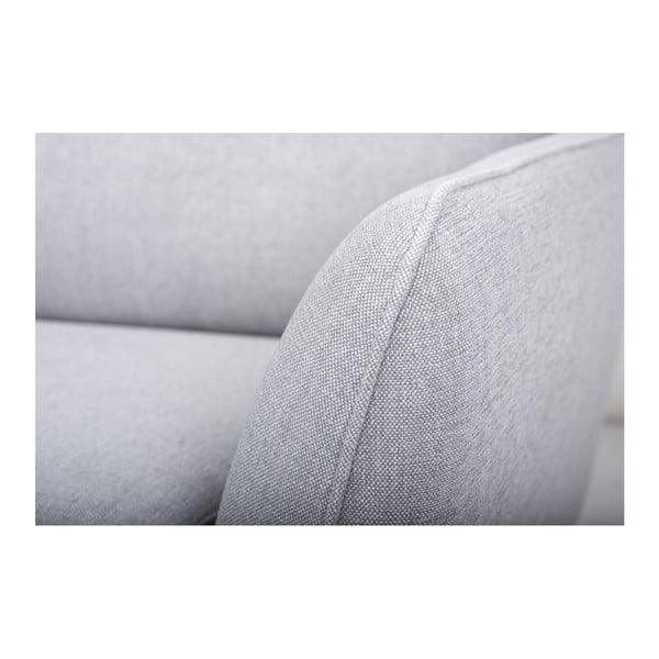 Oslo világosszürke sarokkanapé, bal oldali - Scandic-image-4