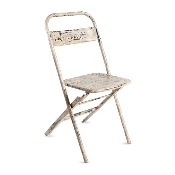 Mash patinás fehér fém szék - RGE