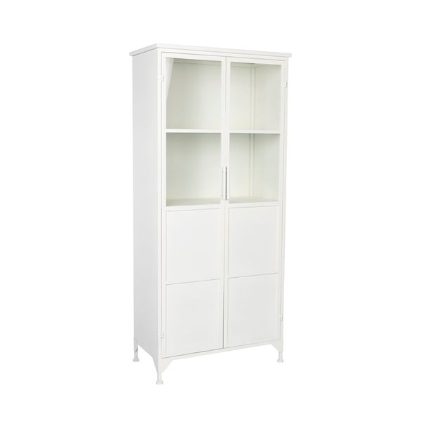 Fehér fém tálalószekrény 35x150 cm Miya – White Label-image-2