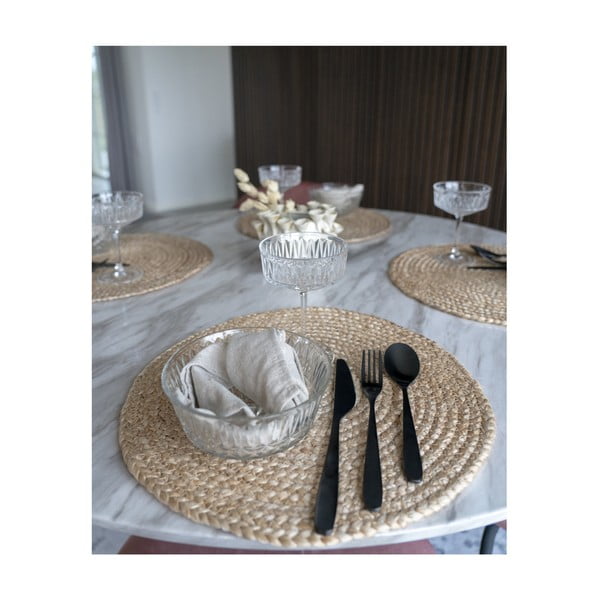 Juta tányéralátét szett 4 db-os ø 38 cm Bombay – House Nordic-image-3