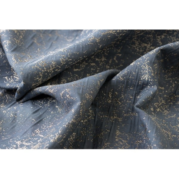 Sötétkék-szürke függöny 135x280 cm Wayland – Mendola Fabrics-image-3