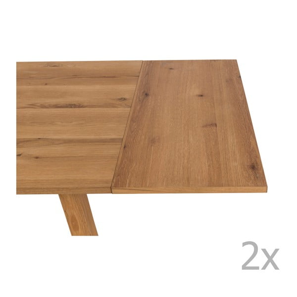 Chara 2 db kiegészítő asztallap étkezőasztalhoz 90 x 45 cm - Actona