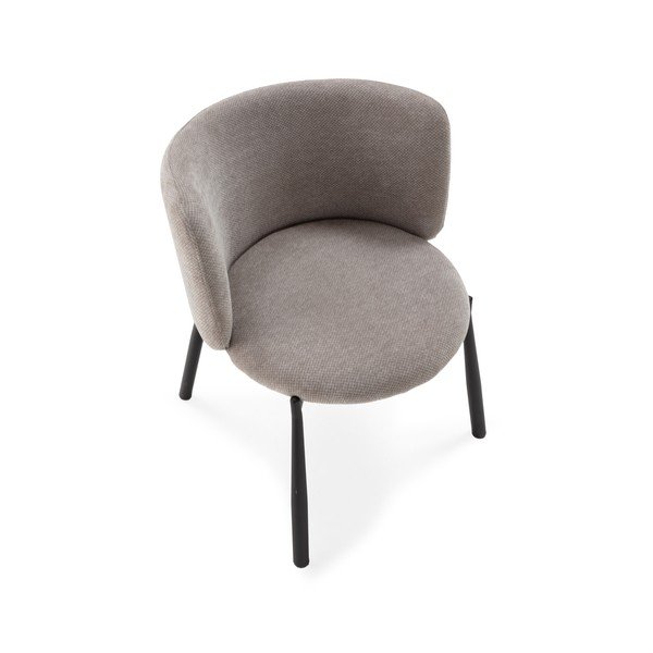 Szürke kárpitozott étkezőfotel szett 2 db-os Ginny – MOME-image-2