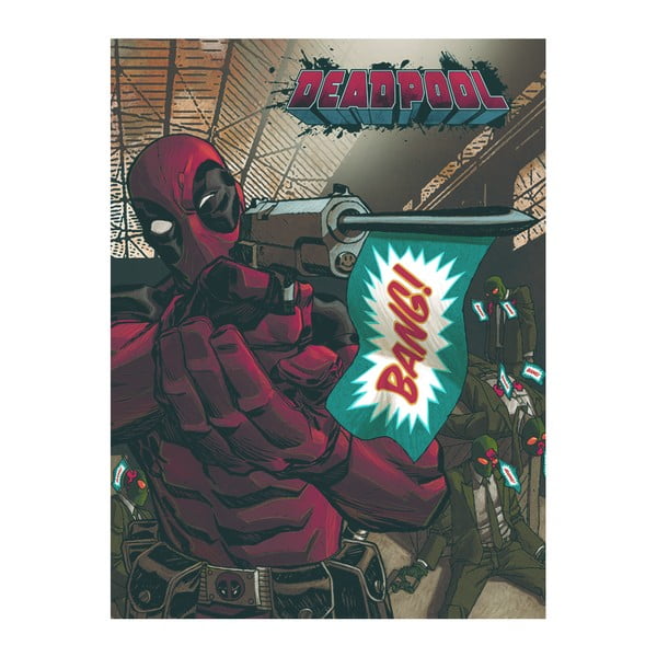 Deadpool Bang kép, 60 x 80 cm - Pyramid International