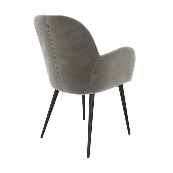 Szürke kárpitozott étkezőfotel Fitz – Støraa-image-2