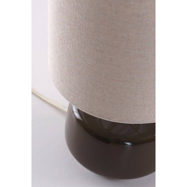 Barna-krémszínű kerámia asztali lámpa (magasság 29 cm) Laila – Jotex-image-4