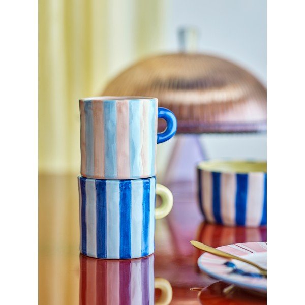 Kék-rózsaszín kerámia bögre szett 2 db-os 250 ml Phoenix – Bloomingville-image-1