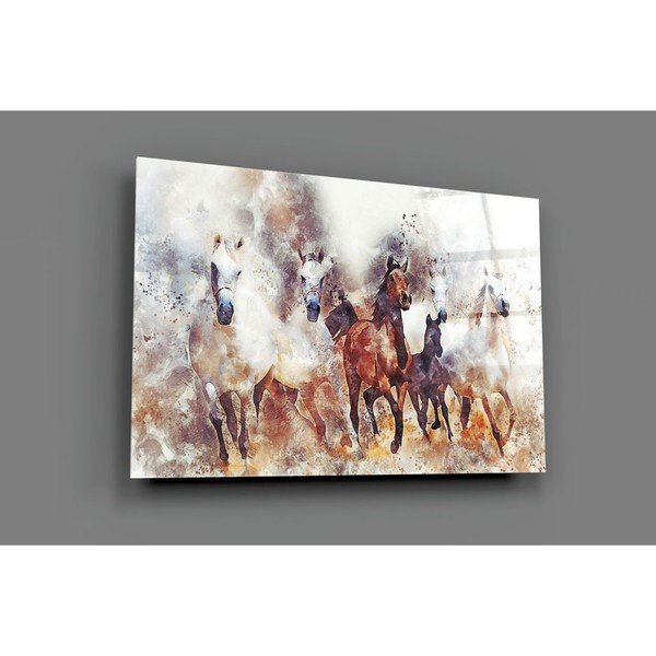 Horses II. üvegezett kép - Insigne-image-2