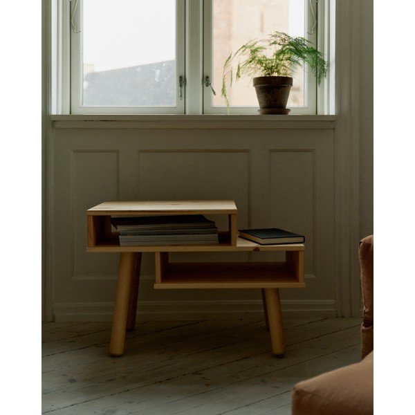 Hako fekete borovi fenyő dohányzóasztal - Karup Design-image-4