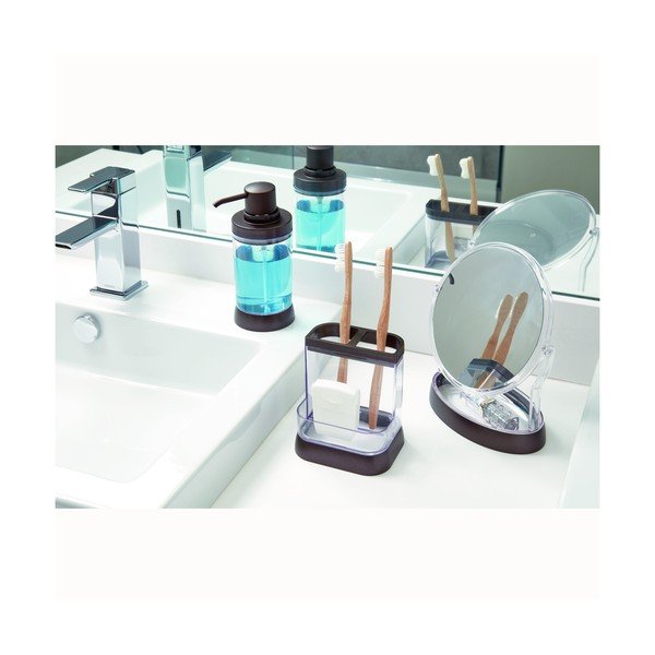 Haley fekete szappanadagoló, bronzszínű pumpával - iDesign-image-3