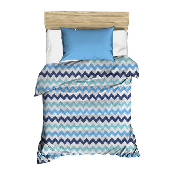 Linea kék steppelt ágytakaró, 160 x 230 cm
